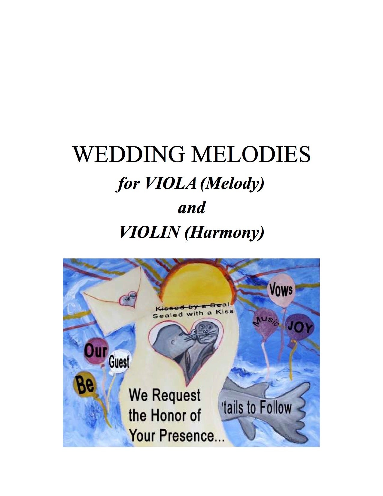 058 - Wedding Melodies for Viola (Melody) and Violin (Harmony)