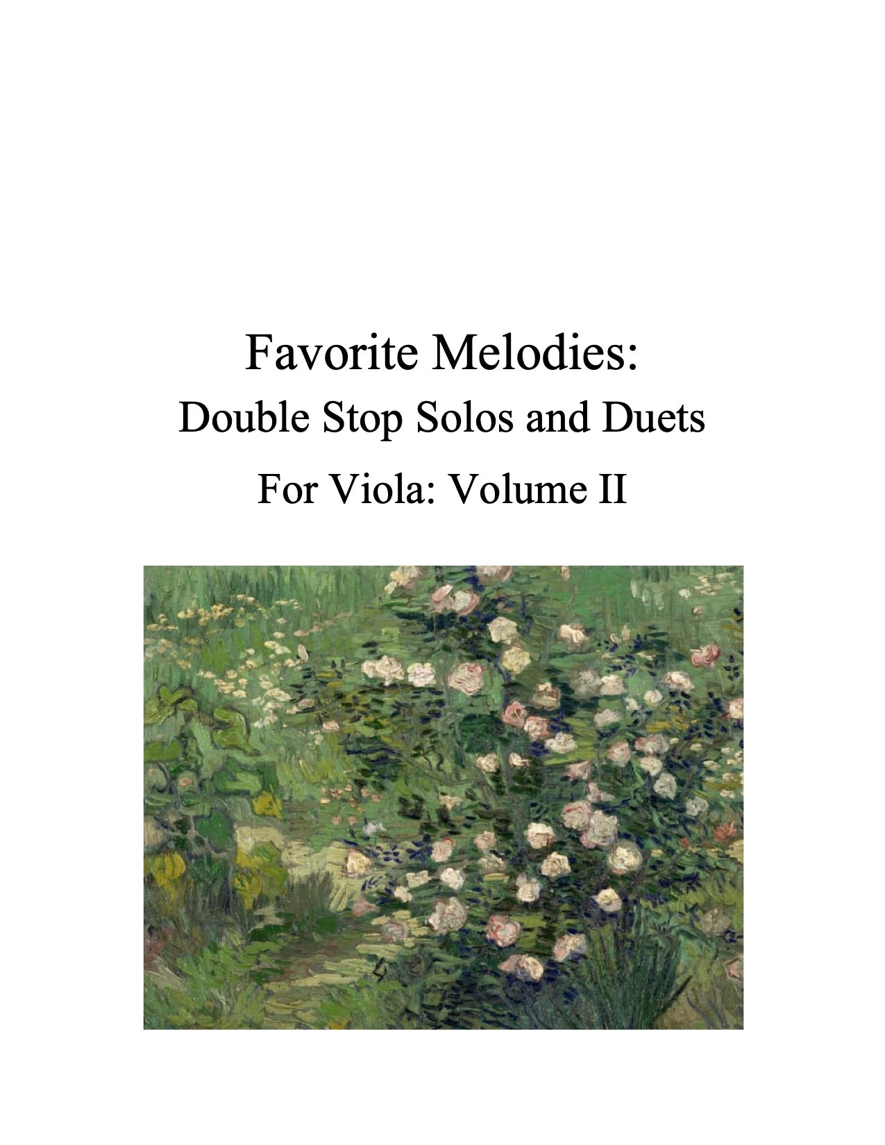 087 - Favorite Melodies II: Double Stop Solos and Duets for Viola (with 10 Suzuki Bk. I pieces)