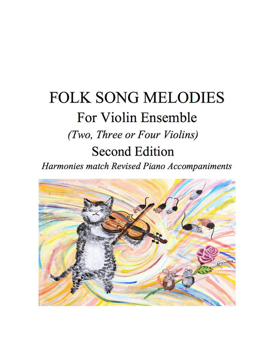 001 - Folk Song Melodies For Violin Ensemble (Twinkle - Etude)