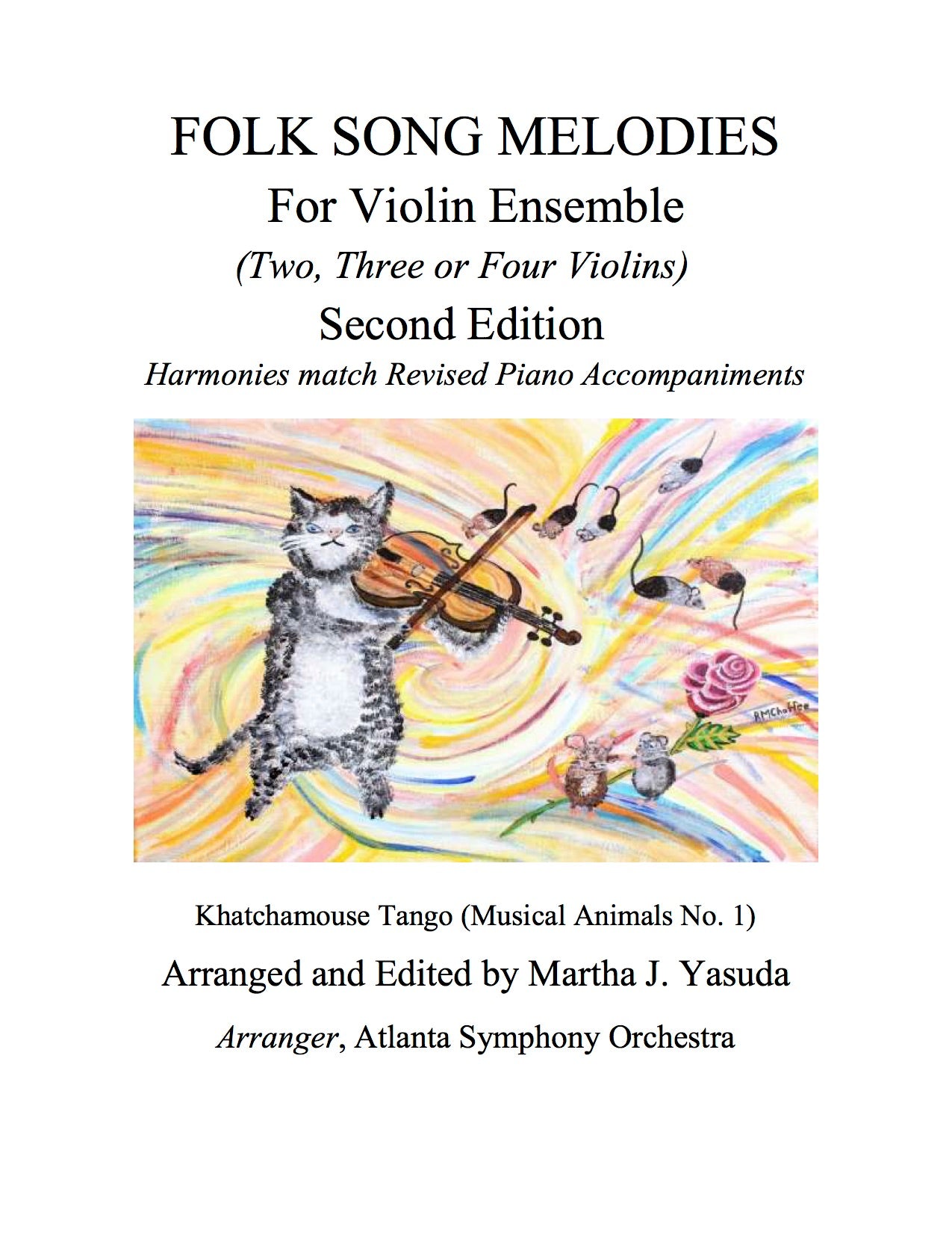 001 - Folk Song Melodies For Violin Ensemble (Twinkle - Etude)