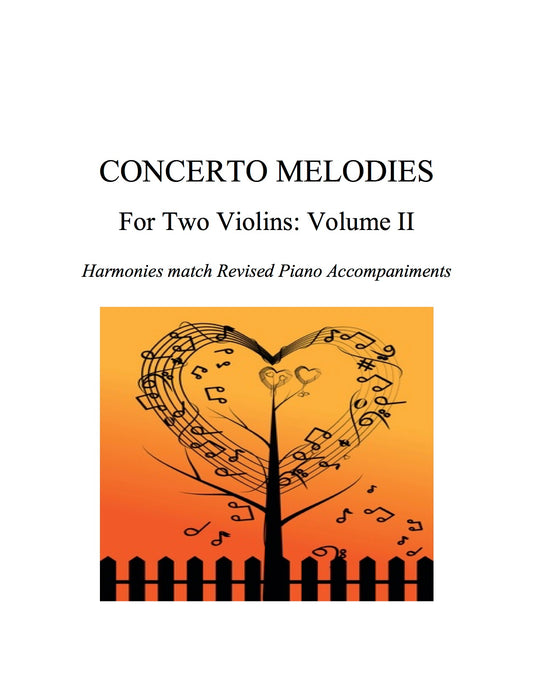 004 - Concerto Melodies For Two Violins, Volume II (Seitz #5, Bach Double & Bach a minor)