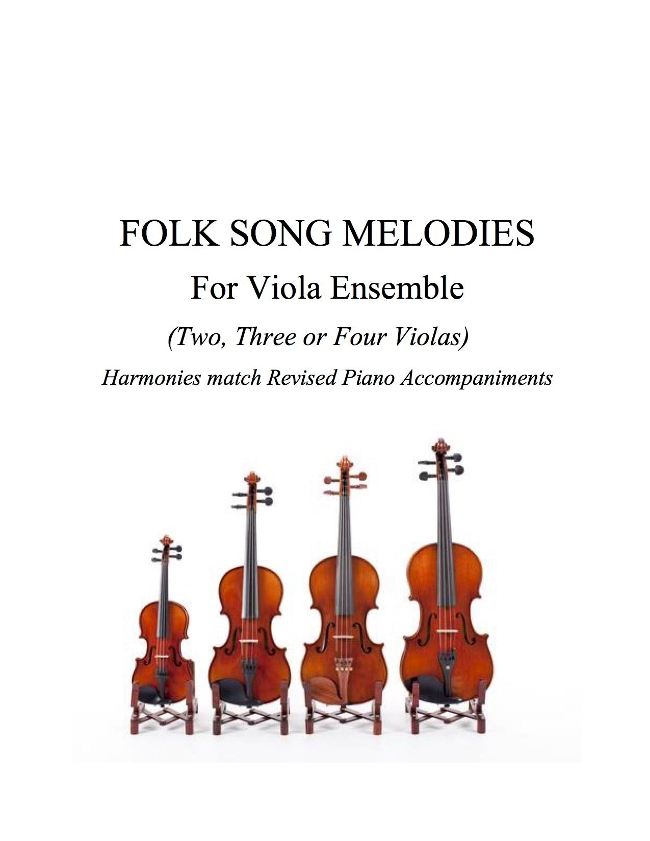 017 - Folk Song Melodies For Viola Ensemble  (Twinkle - Etude)