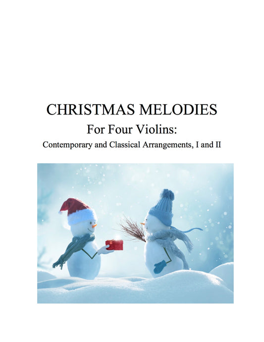 046 - Christmas Melodies For Four Violins, Volumes I and II