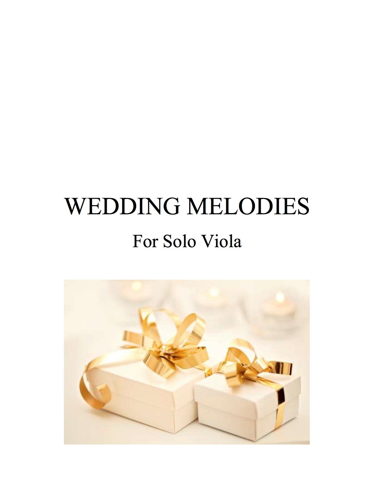 056 - Wedding Melodies for Solo Viola - Double Stops
