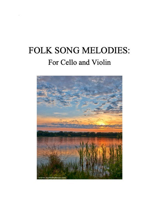 120 Folk Song Melodies For Cello and Violin (Twinkle - Etude)